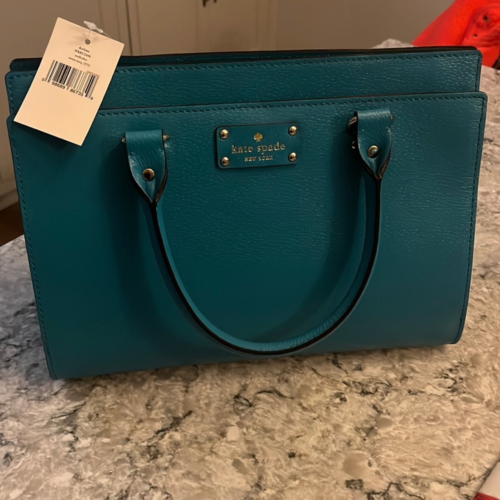 NWT Turquoise Kate Spade Wellesley model.